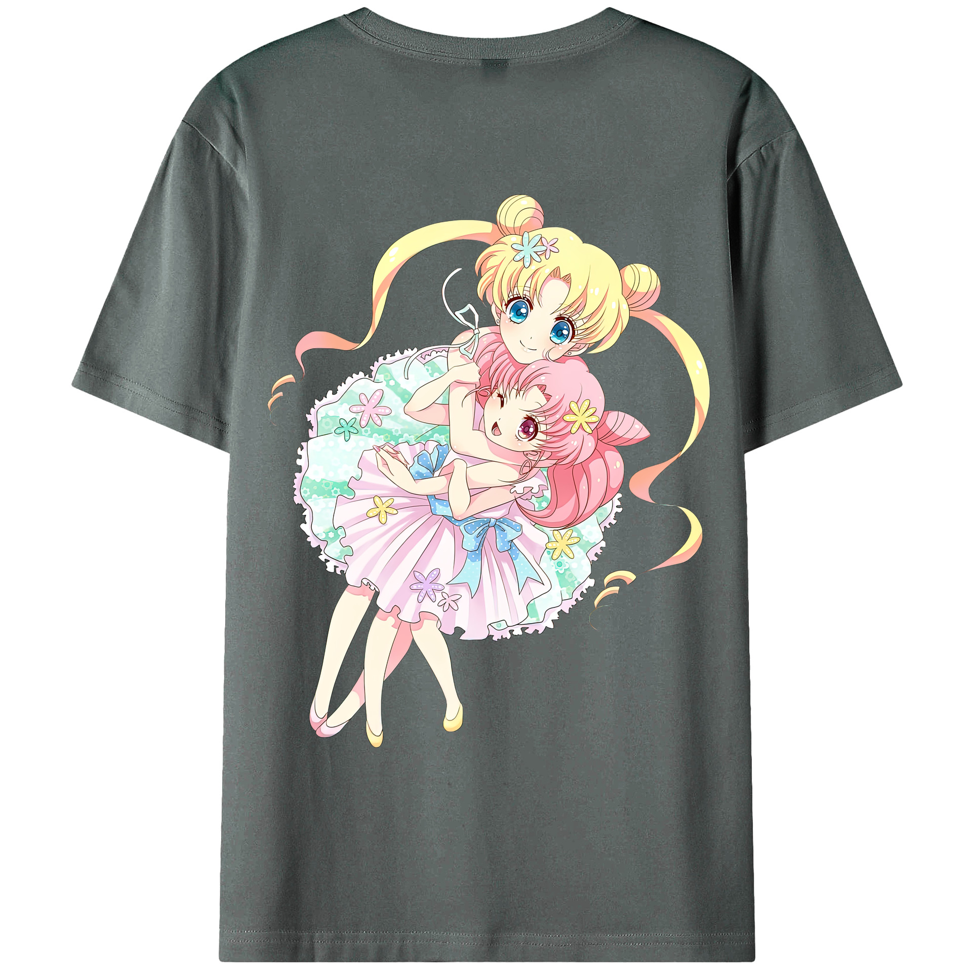 （画像用） 美少女戦士セーラームーン 愛野 美奈子 あいの みなこ Sailor Moon Aino Minako 綿100％ メンズ半袖Tシャツ（バックプリント） 通気性